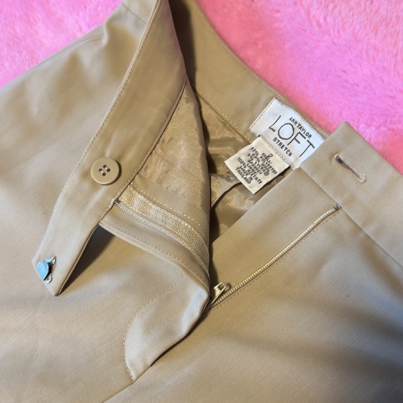Tan LOFT Trouser Pants - Picture 4 of 6
